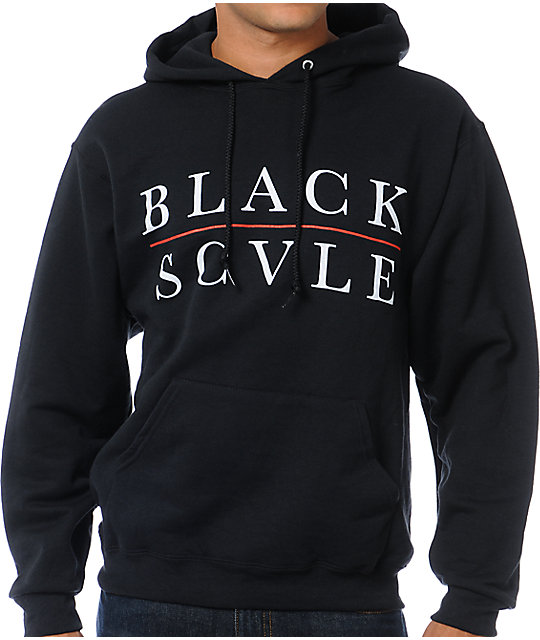 black scale hoodie