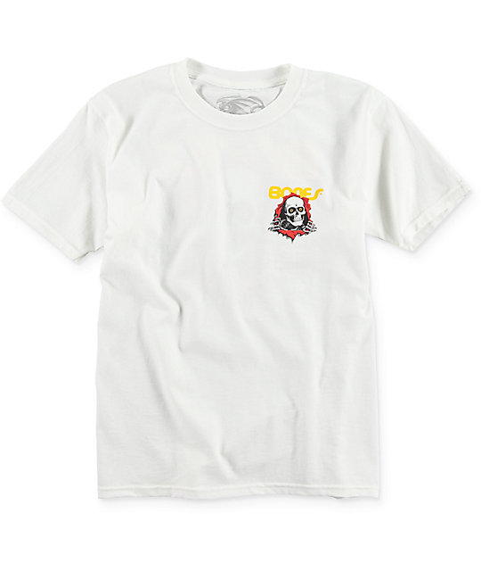 Bones Boys Ripper White T-Shirt | Zumiez