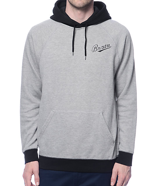 brixton black hoodie