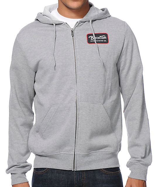 brixton zip up hoodie