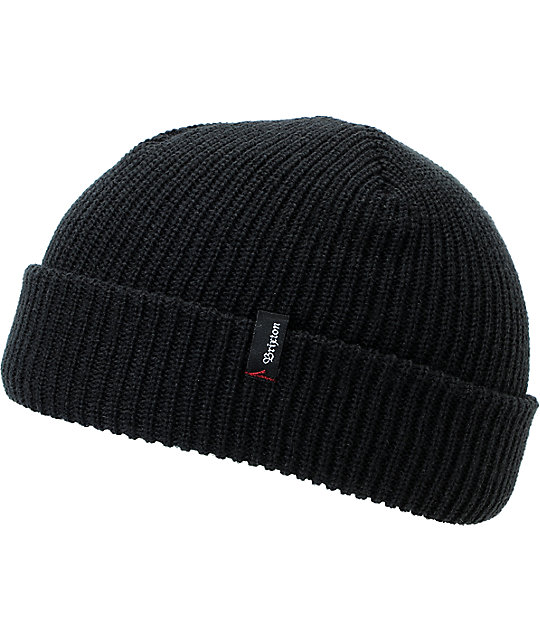 brixton black beanie