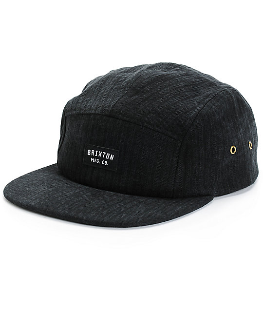 brixton five panel hat