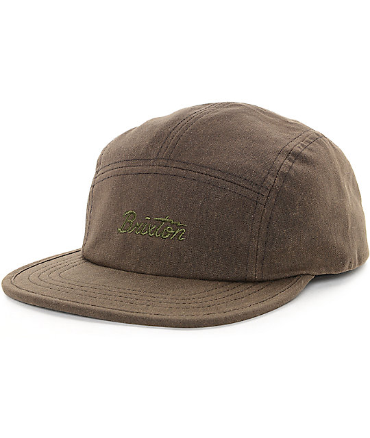 brixton five panel hat