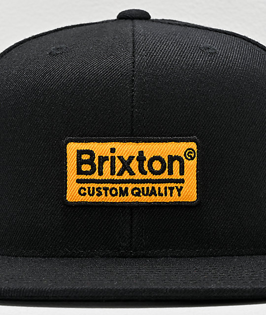 brixton snapback hat