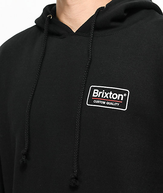 brixton black hoodie