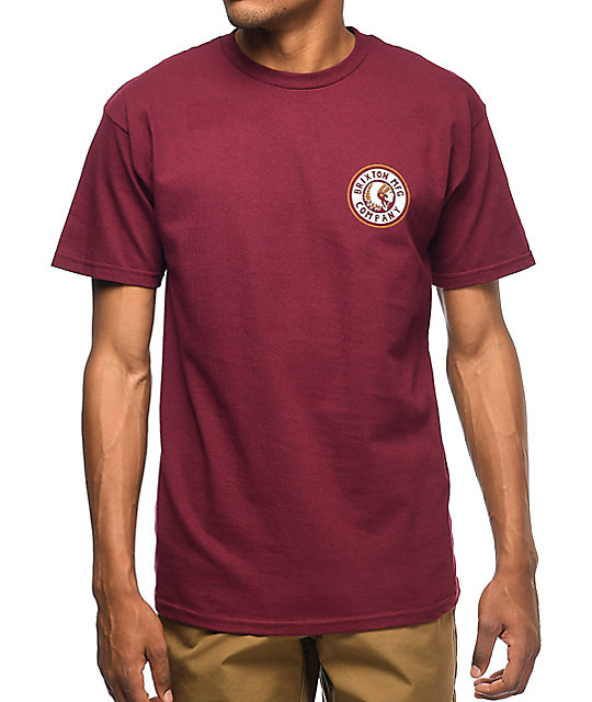 Brixton Mens Rival Ii Standard Fit Short Sleeve T-Shirt
