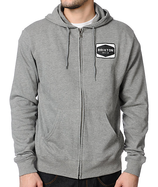 brixton zip up hoodie