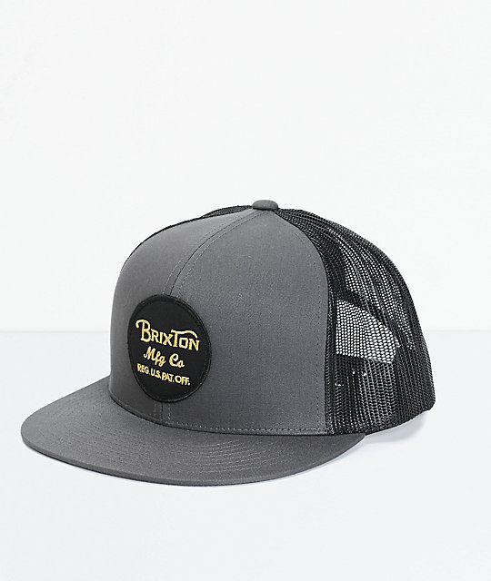 brixton wheeler mesh cap