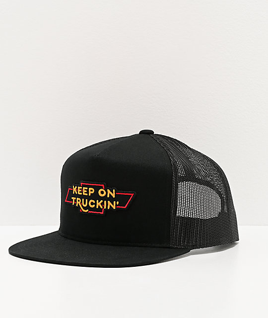 fish hippie trucker hat