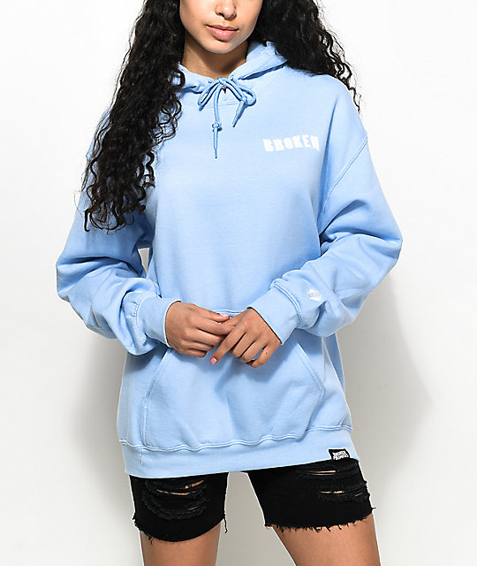 girls blue hoodie