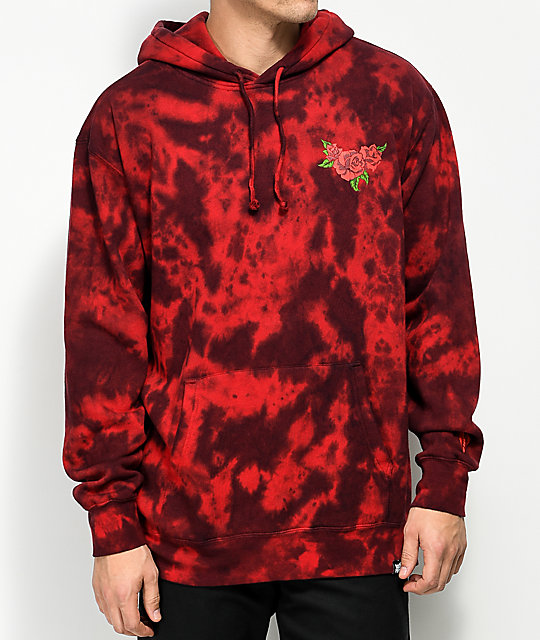 tie dye hoodie zumiez