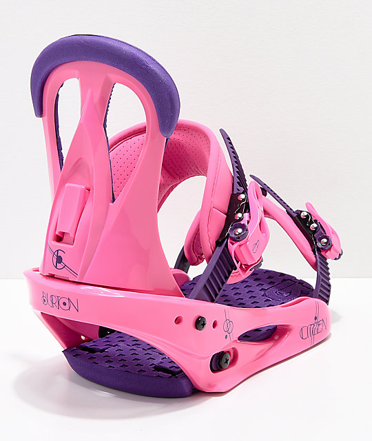 Burton Women's Citizen Pink Snowboard Bindings 2019 Zumiez