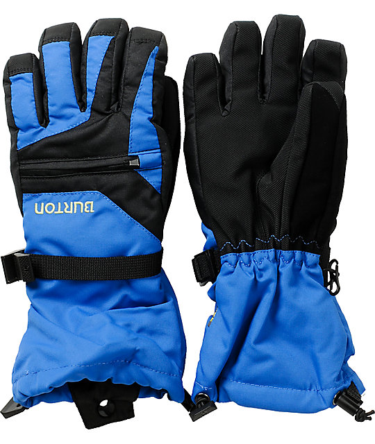 blue snowboard gloves