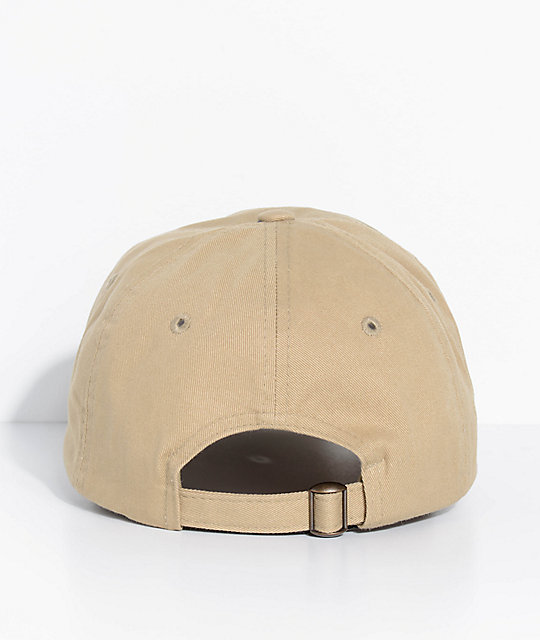 khaki dad cap