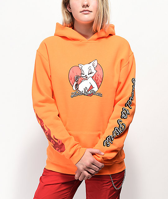 orange hoodie zumiez