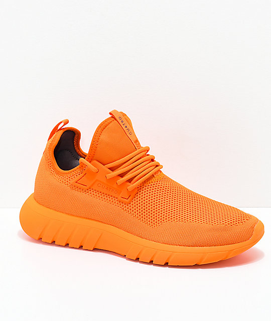 orange shoes