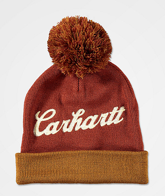 carhartt millville pom hat