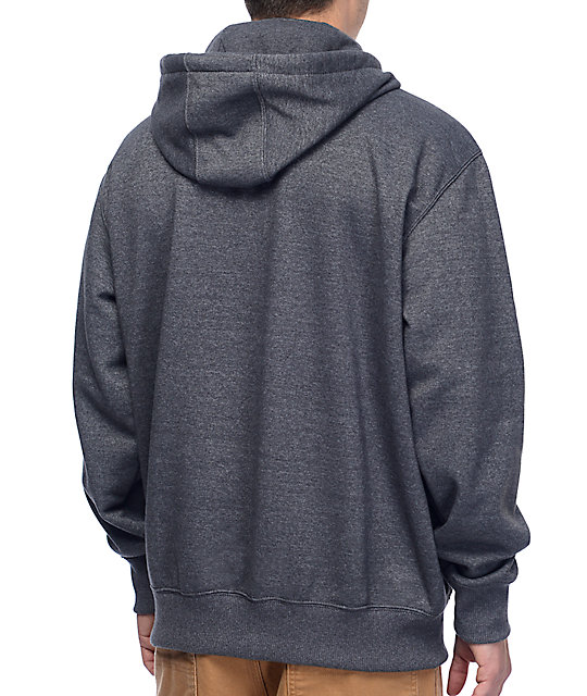 Carhartt Paxton Charcoal Heavyweight Quarter Zip Hoodie | Zumiez