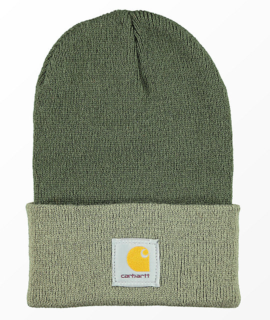 carhartt dark green beanie