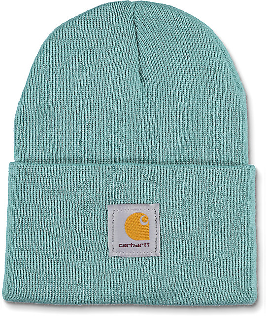 turquoise carhartt beanie