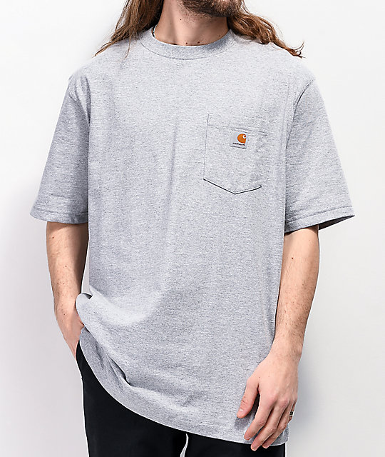 grey carhartt t shirt