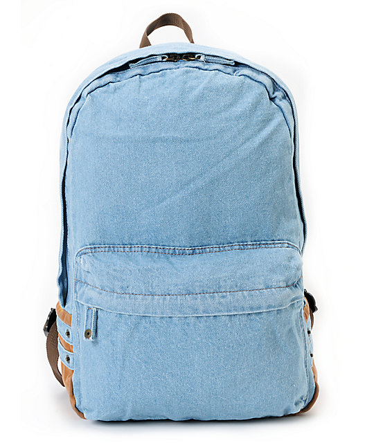 Carrot Company Denim Blue Backpack | Zumiez