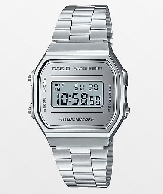 casio retro illuminator black