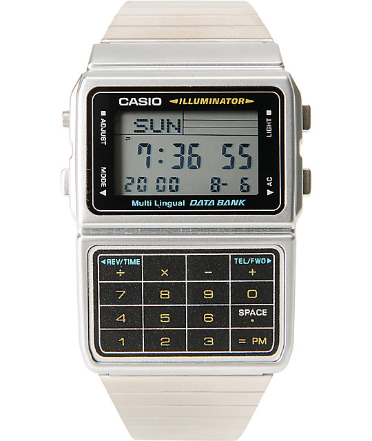 Casio DBC611-1 Silver Databank Watch | Zumiez