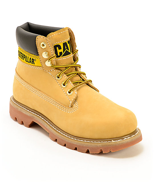 caterpillar shoes yellow