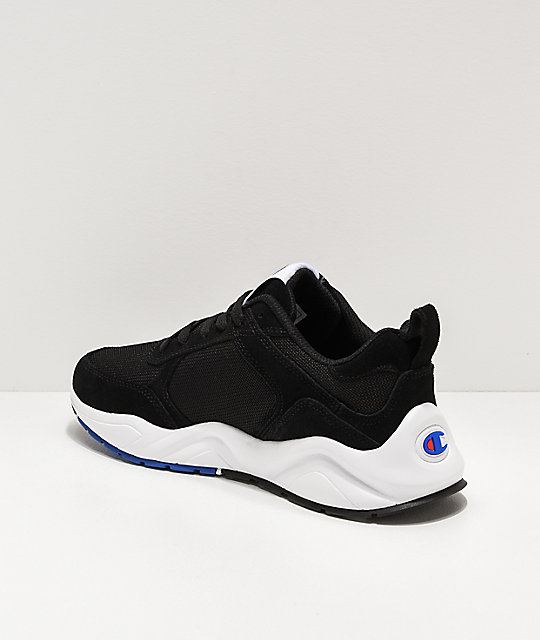 champion men's 93 eighteen big c black & white shoes