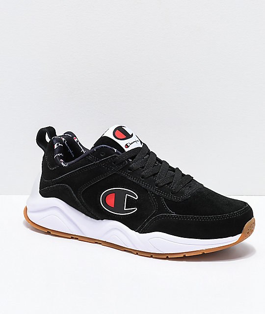 Champion 93 Eighteen Big C zapatos negros para hombres | Zumiez Para Negros Zapatos Zapatos Negros Zapatos Hombre Negros