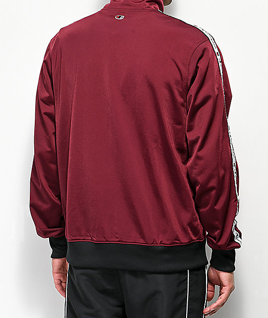 burgundy champion jacket