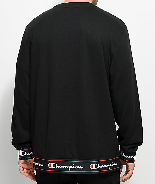 black champion long sleeve