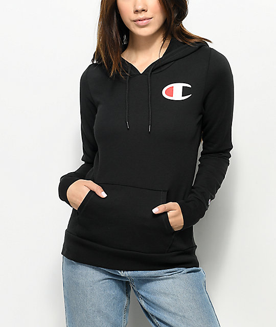 Champion Big C Black Hoodie | Zumiez