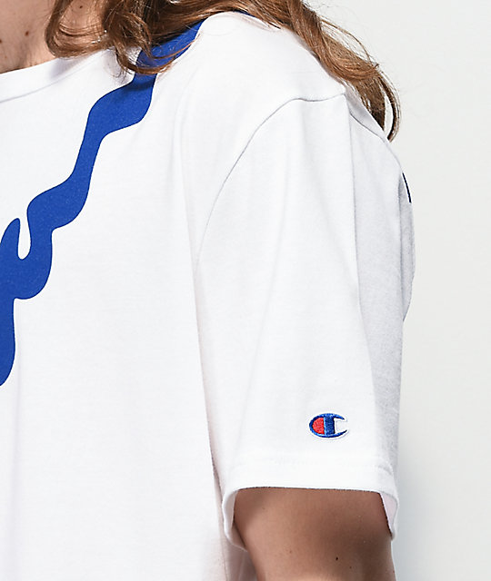 champion big script tee