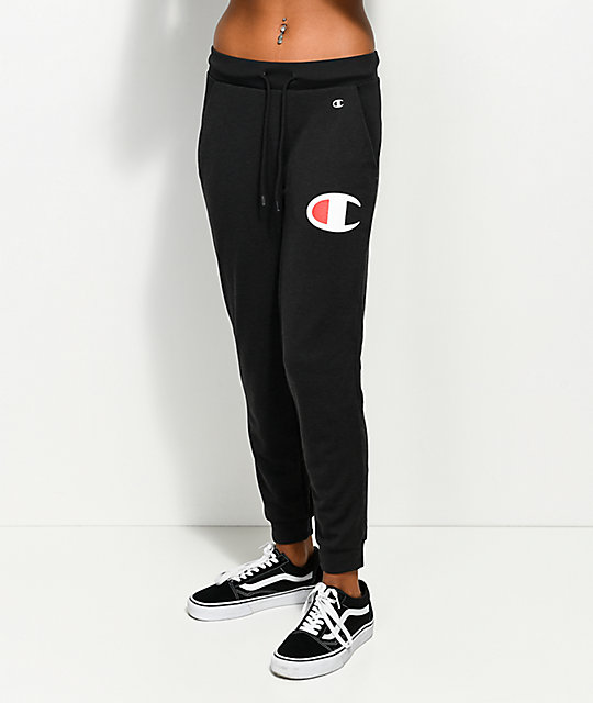 black champion sweatsuit women's