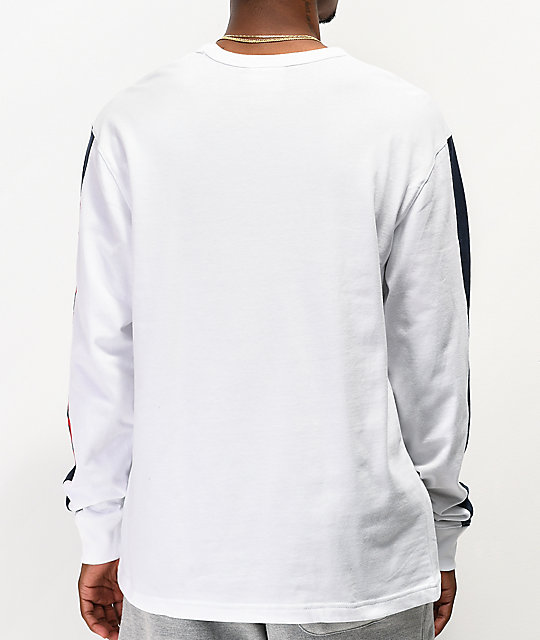 camiseta blanca manga larga