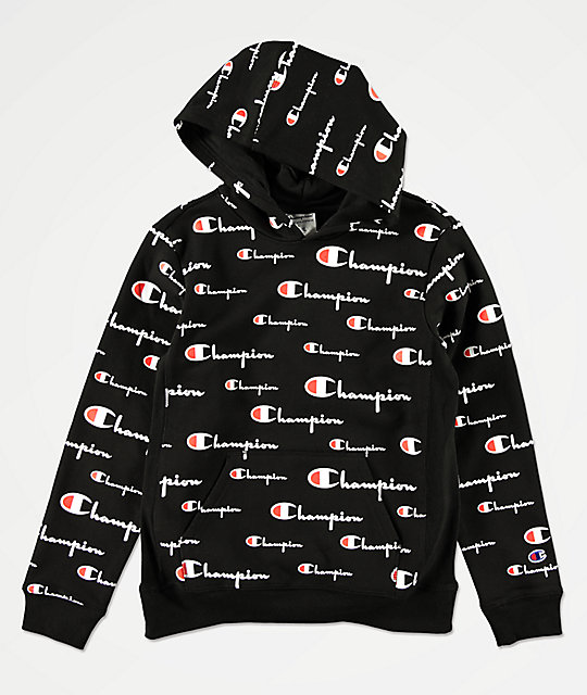 Champion Hoodie With Logo All Over Online Deals, UP TO 64% OFF 