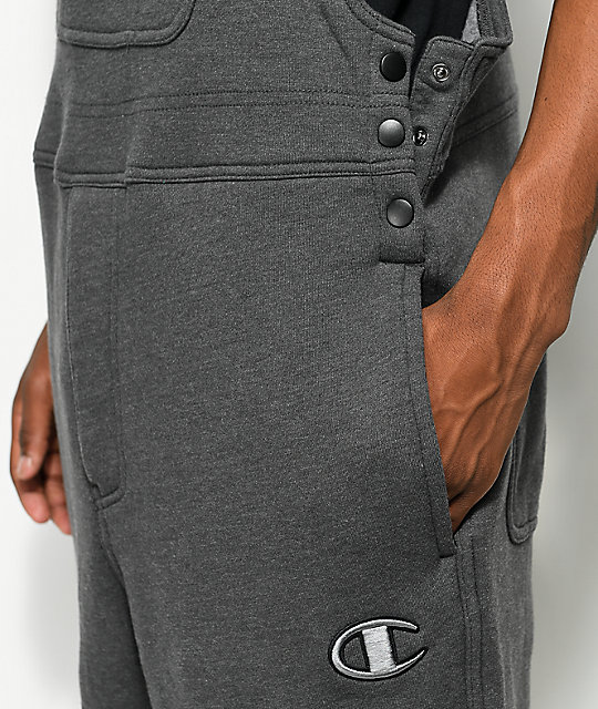 champion sweatpant overalls