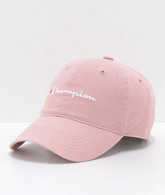 champion pink cap