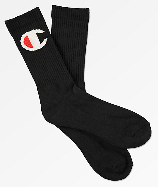 champion black sock shoes