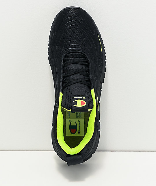 Champion Flex Black &amp; Neon Light Shoes Zumiez
