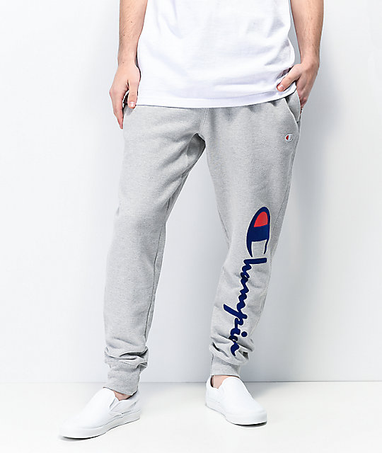 plain grey sweatpants