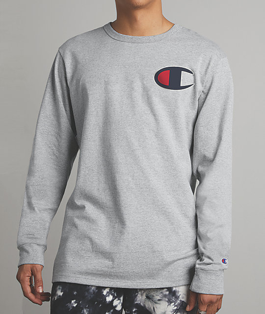 champion long sleeve big c