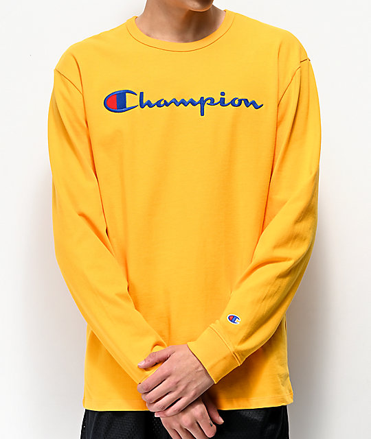 long sleeve champion sweatshirt