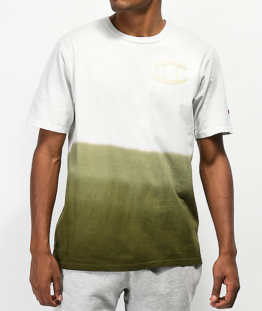 champion dark green t shirt