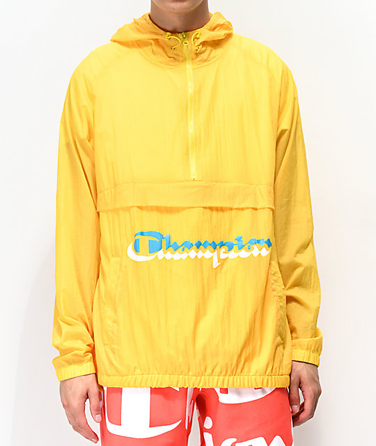 neon yellow champion shirt