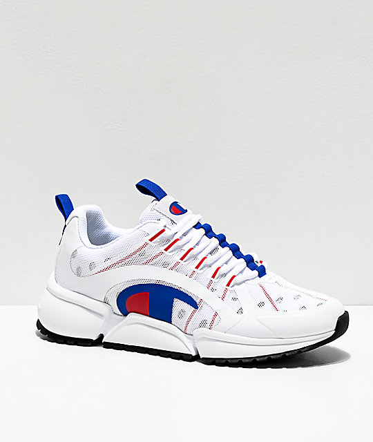 mens red white and blue sneakers