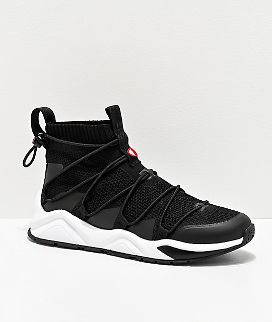 champion men's rally black shoes