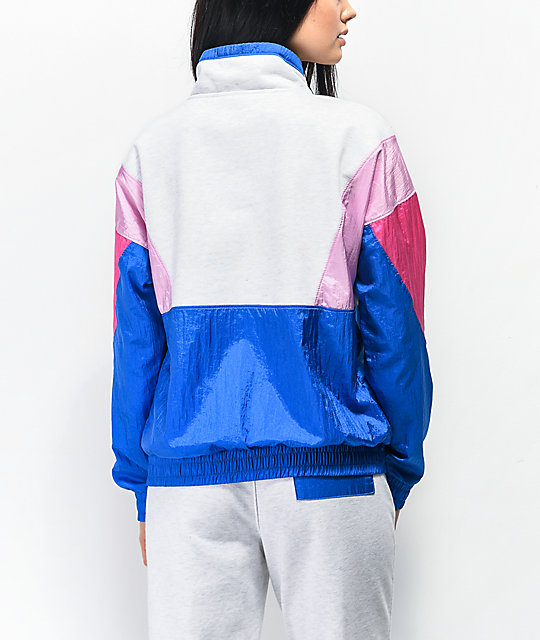 champion grey windbreaker